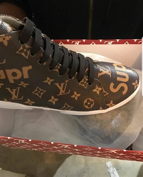 how much are louis vuitton supreme shoes|Louis Vuitton supreme foulard.